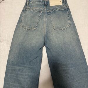 Zara high rise straight leg jeans